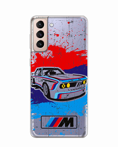 Силиконовый чехол для Samsung Galaxy S21 (5G) "BMW"