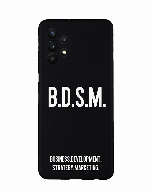 Силиконовый чехол для Samsung Galaxy A32 (4G) "B.D.S.M."