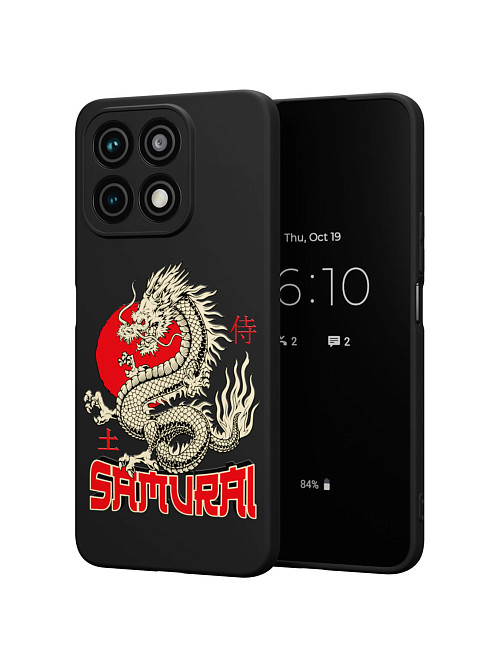 Силиконовый чехол для Honor X8a (4G) "Белый дракон"