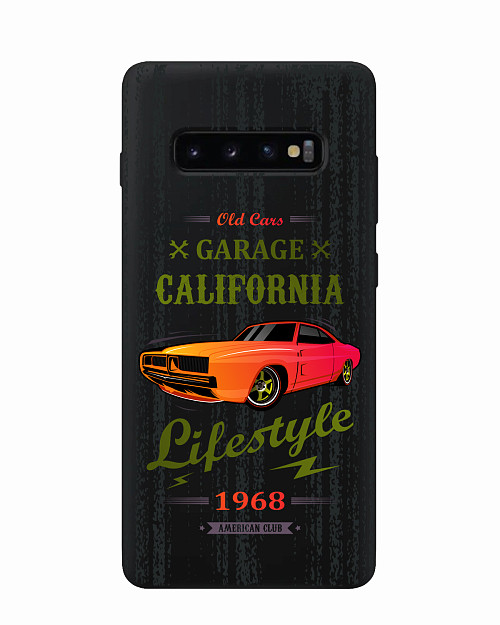 Силиконовый чехол для Samsung Galaxy S10 Musclecar California