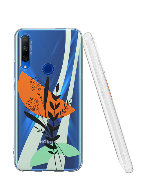 Силиконовый чехол для Huawei Y9 Prime (2019) "Одуванчики"