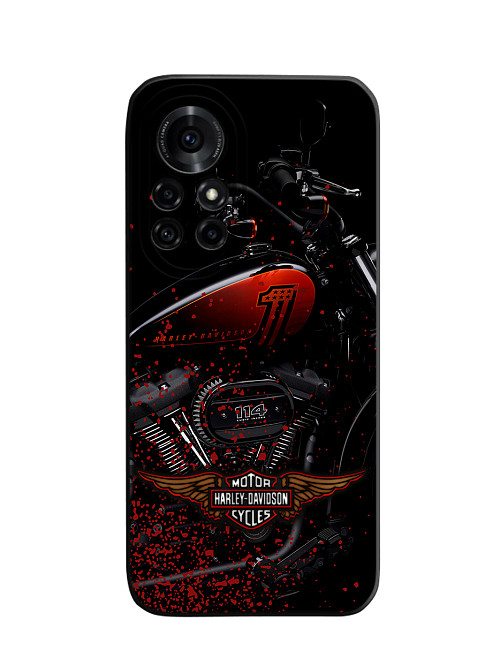 Силиконовый чехол для Huawei Nova 8 Pro Мотоцикл Harley-Davidson