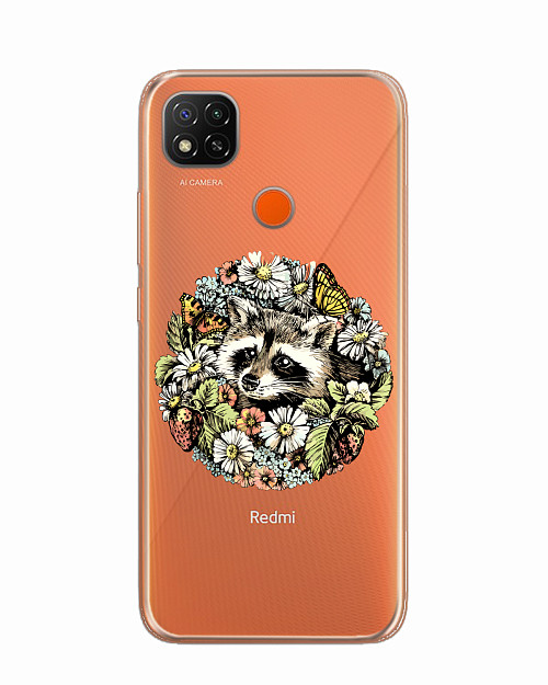 Силиконовый чехол для Xiaomi Redmi 9C Енотик