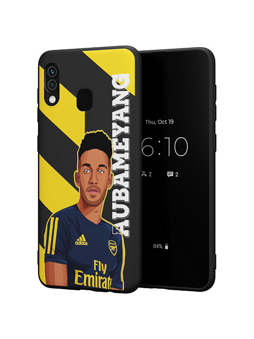 Силиконовый чехол для Samsung Galaxy A20 "NOVEL: Boateng"