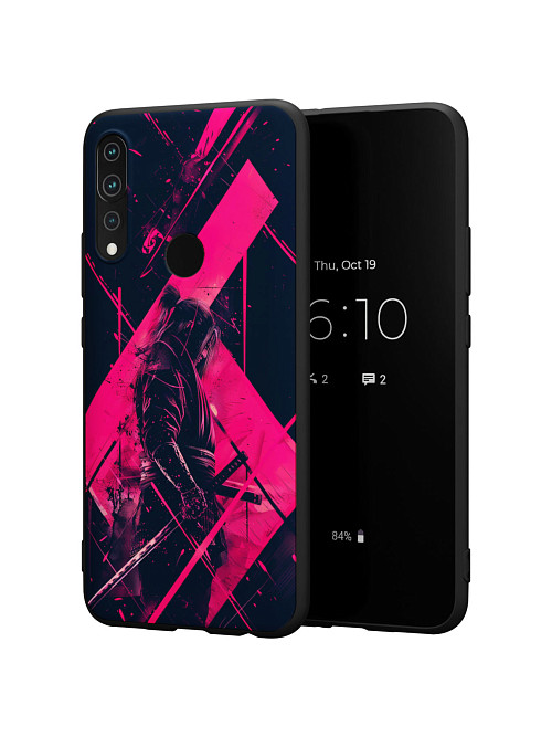 Силиконовый чехол для Honor 9X "Ронин"