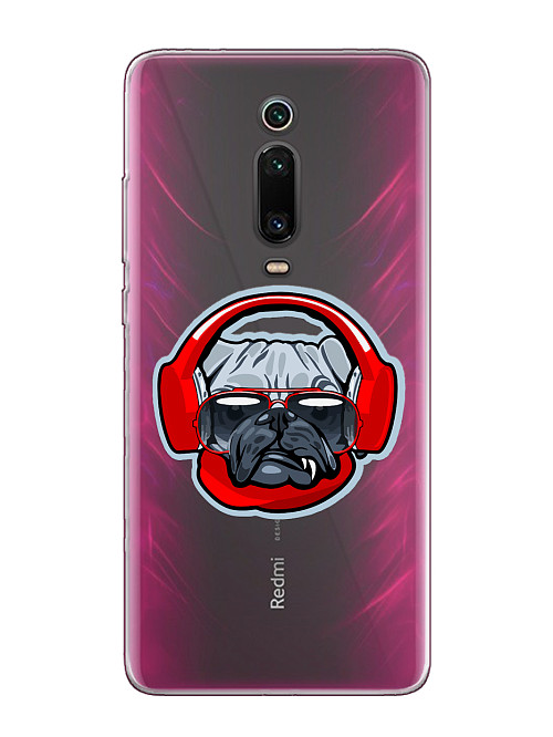 Силиконовый чехол для Xiaomi Redmi K20 Собака бульдог