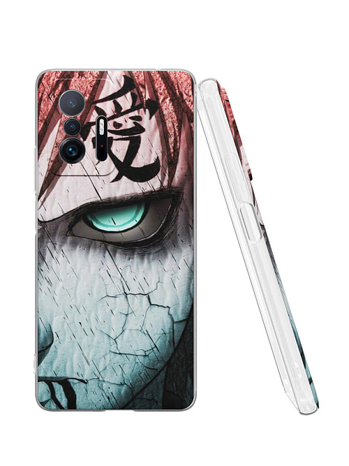 Силиконовый чехол для Xiaomi 11T Pro "Naruto Shippuden - Gaara grimm face"