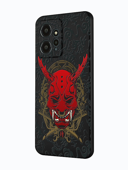 Силиконовый чехол для Xiaomi Redmi Note 12 (4G) Red Oni mask