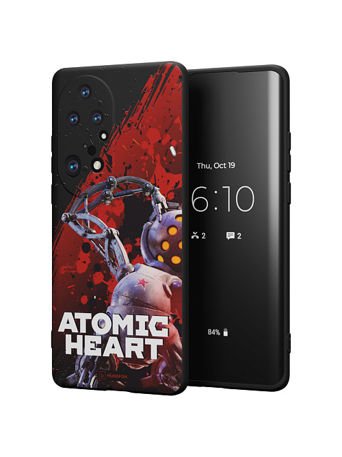 Силиконовый чехол для Huawei P50 Pro "Atomic Heart: Беляш (МА-9)"