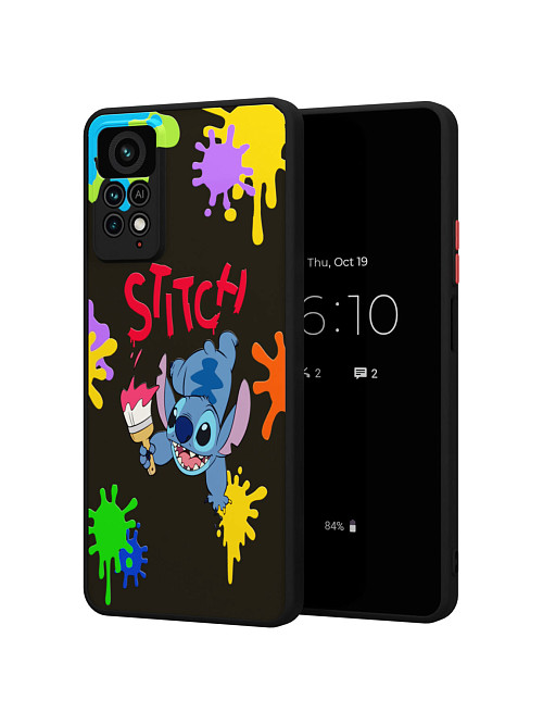 Противоударный чехол для Xiaomi Redmi Note 12 Pro (4G) "NOVEL: Stitch paints"