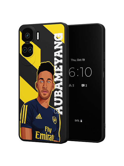 Силиконовый чехол для Honor 90 Lite "NOVEL: Boateng"