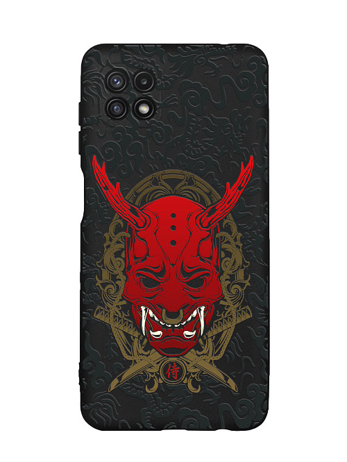 Силиконовый чехол для Samsung Galaxy A22S (5G) Red Oni mask