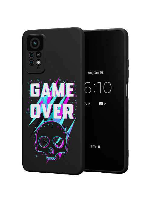 Силиконовый чехол для Xiaomi Redmi Note 12 Pro (4G) "Game over"