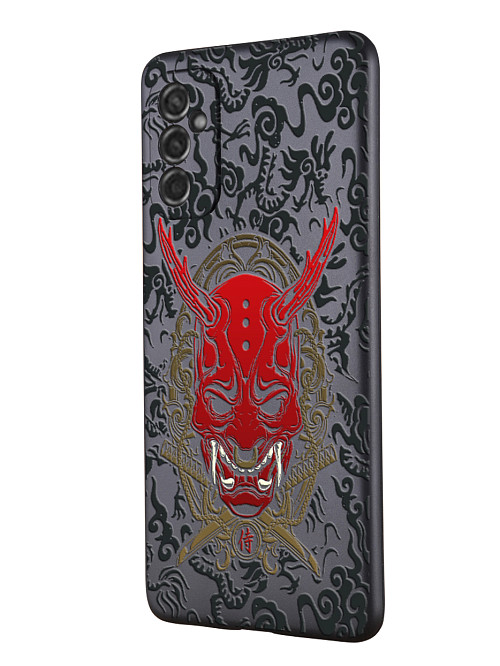 Силиконовый чехол для Samsung Galaxy M52 (5G) Red Oni mask