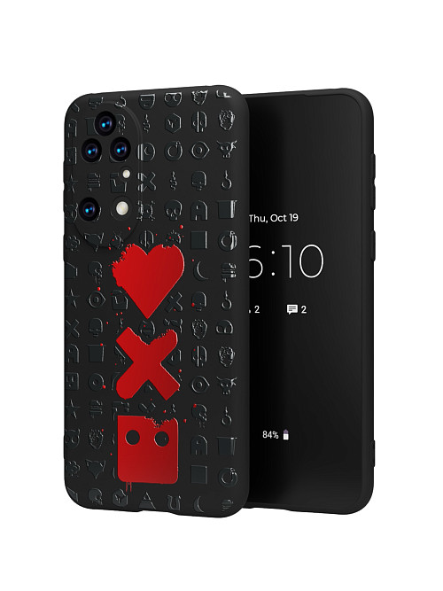 Силиконовый чехол для Huawei P50 Love Death Robots