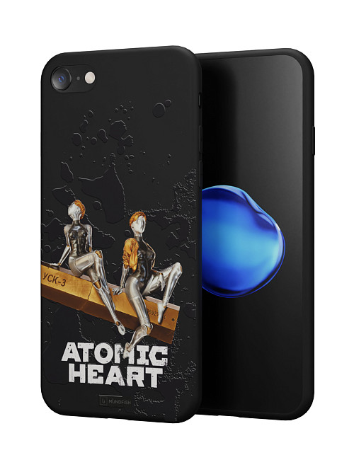 Силиконовый чехол для Apple iPhone 7 "Atomic Heart: Боевые близняшки"