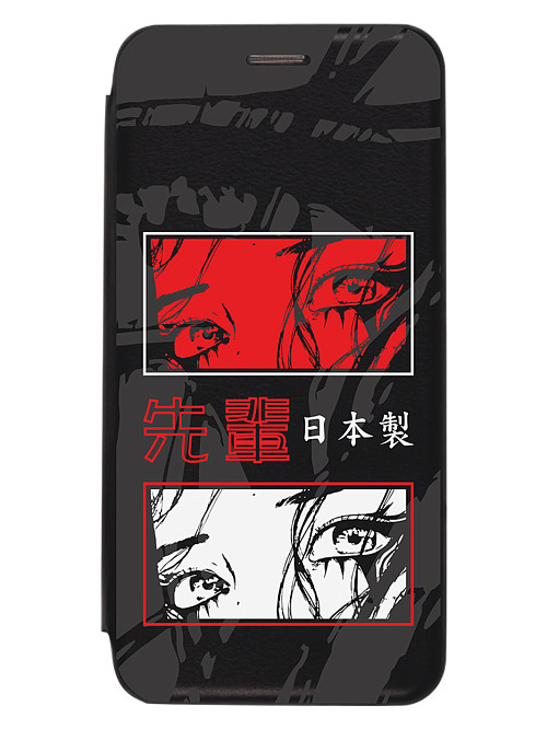 Чехол книжка для Samsung A53 "Аниме глаза"