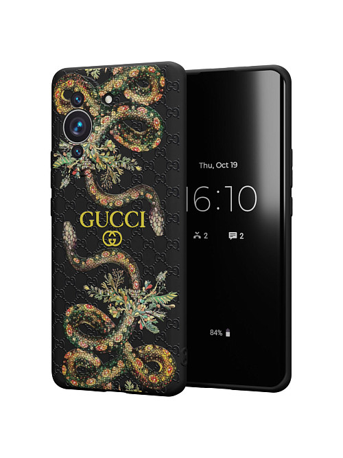 Силиконовый чехол для Huawei Nova 10 "NOVEL: Gucci"