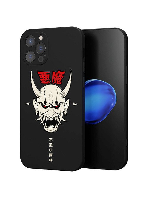 Силиконовый чехол для Apple iPhone 12 Pro "Demon"