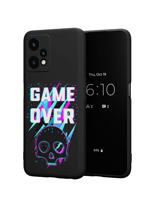 Силиконовый чехол для Realme 9 Pro "Game over"