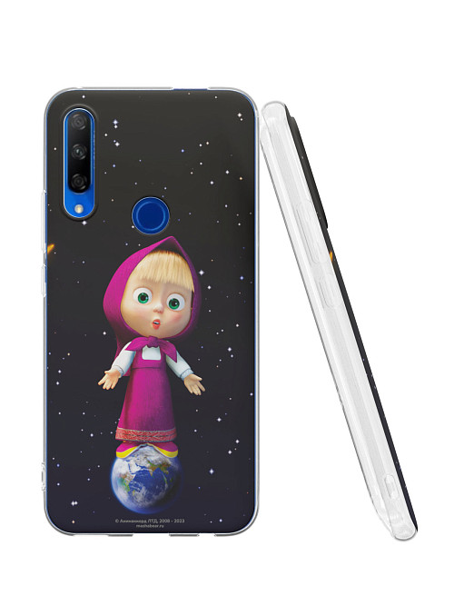 Силиконовый чехол для Huawei Y9 Prime 2019 "Маша и медведь: Большая Маша"