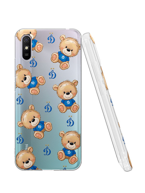 Силиконовый чехол для Xiaomi Redmi 9A "Динамо: Плюшевые медвежата"