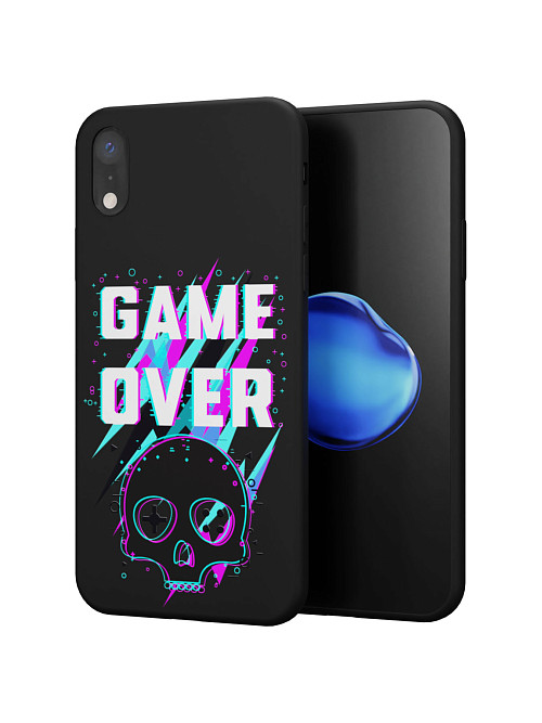 Силиконовый чехол для Apple iPhone XR "Game over"