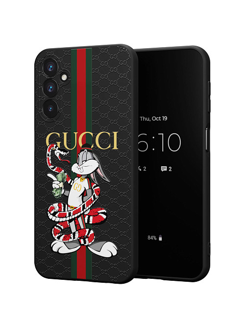 Силиконовый чехол для Samsung Galaxy A25 (5G) "NOVEL: Багз Банни Gucci"