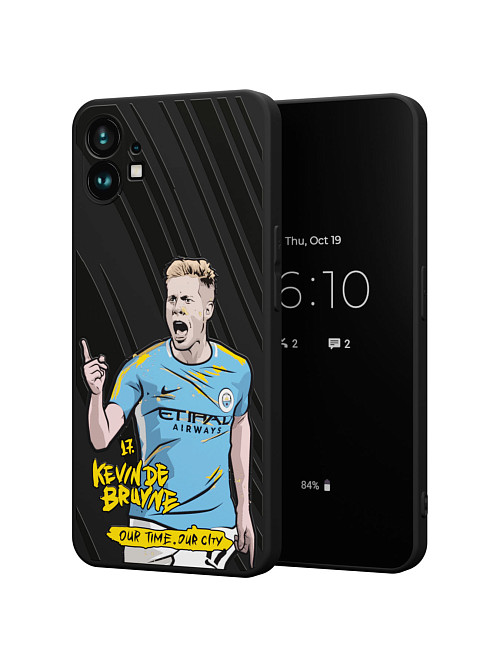 Силиконовый чехол для Nothing Phone 1 "NOVEL: Kevin de Bruyne"