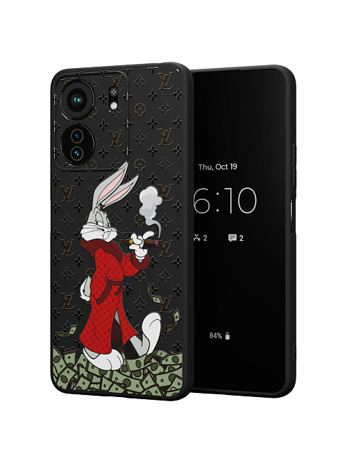 Силиконовый чехол для Xiaomi Redmi 13C "NOVEL: Багз Банни Louis Vuitton"