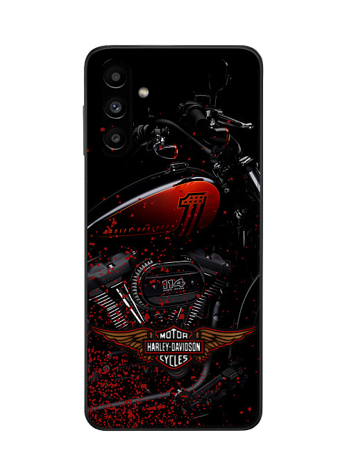 Силиконовый чехол для Samsung Galaxy A13 (4G) Мотоцикл Harley-Davidson