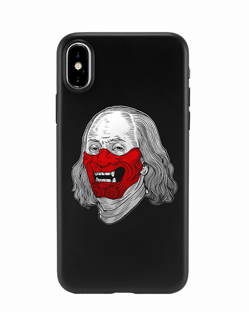 Силиконовый чехол для Apple iPhone X "Франклин"