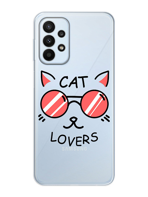 Силиконовый чехол для Samsung Galaxy A23 (5G) Cat lovers