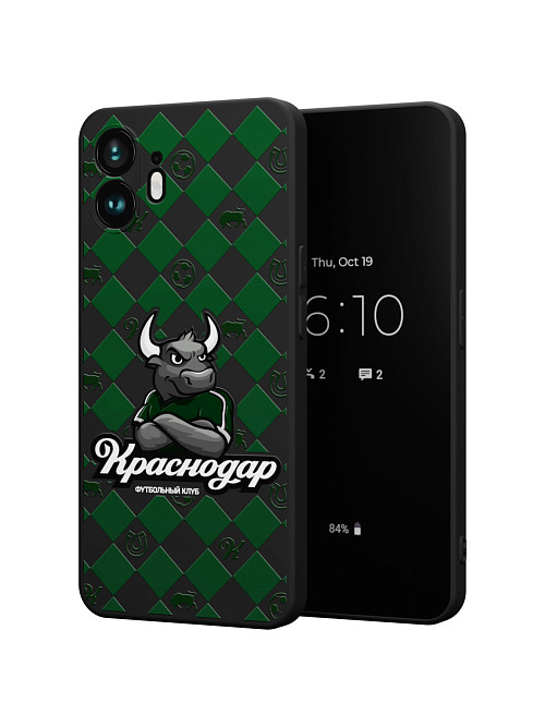 Силиконовый чехол для Nothing Phone 2 "Краснодар: Маскот клуба"