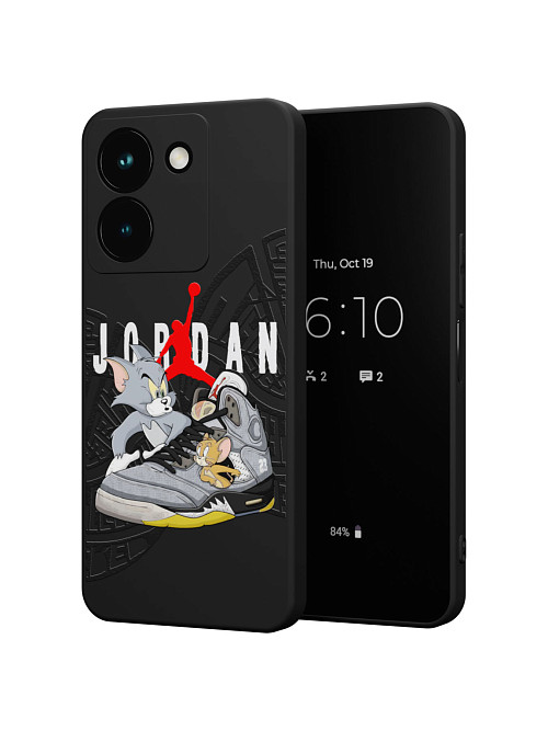 Силиконовый чехол для Vivo Y36 (4G) "NOVEL: Том и Джери х Nike"