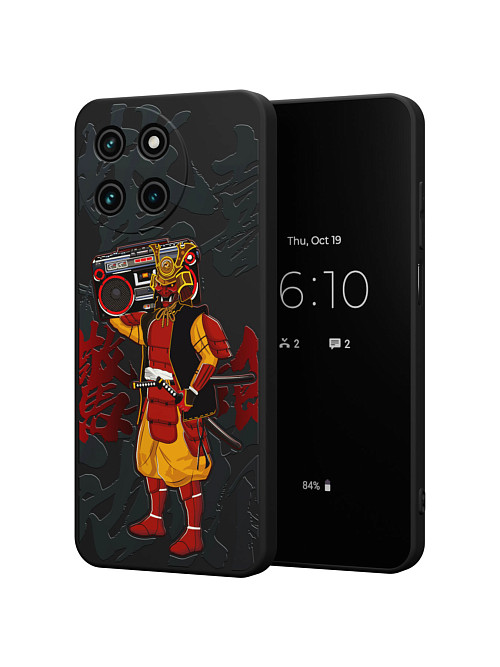 Силиконовый чехол для realme 11 (4G) "Boombox Samurai"