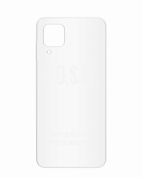 Силиконовый чехол для Samsung Galaxy A12 (4G) "B.D.S.M."