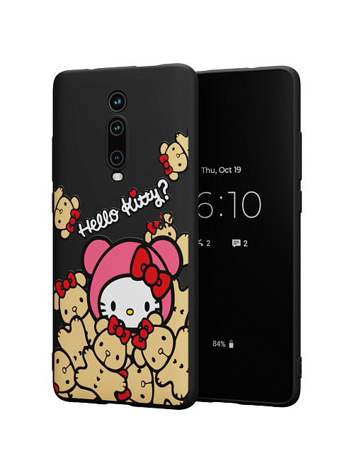 Силиконовый чехол для Xiaomi Redmi K20 "NOVEL: Хеллоу Китти и медведи"