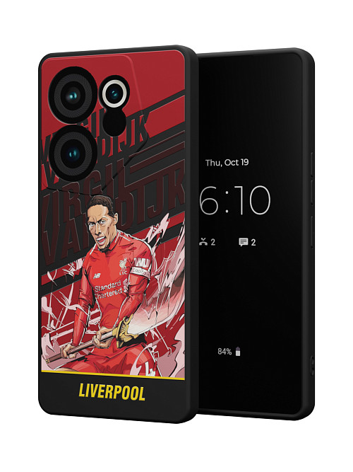 Силиконовый чехол для Tecno Camon 20 premier "NOVEL: Liverpool"