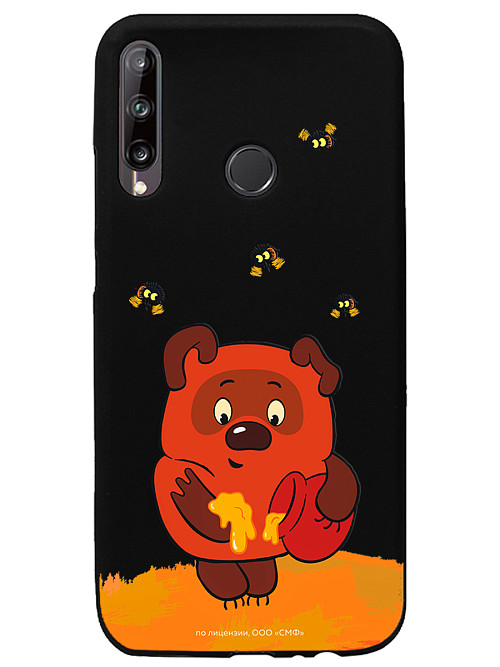 Силиконовый чехол для Honor 9C "Винни-Пух: Медвежонок и мед"