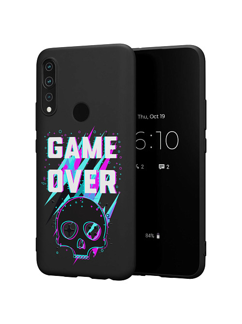 Силиконовый чехол для Honor 9X "Game over"