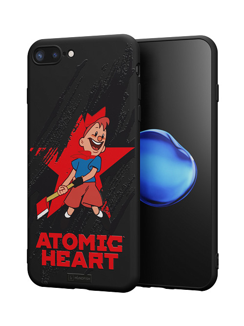 Силиконовый чехол для Apple iPhone 8 Plus "Atomic Heart: Пионер"