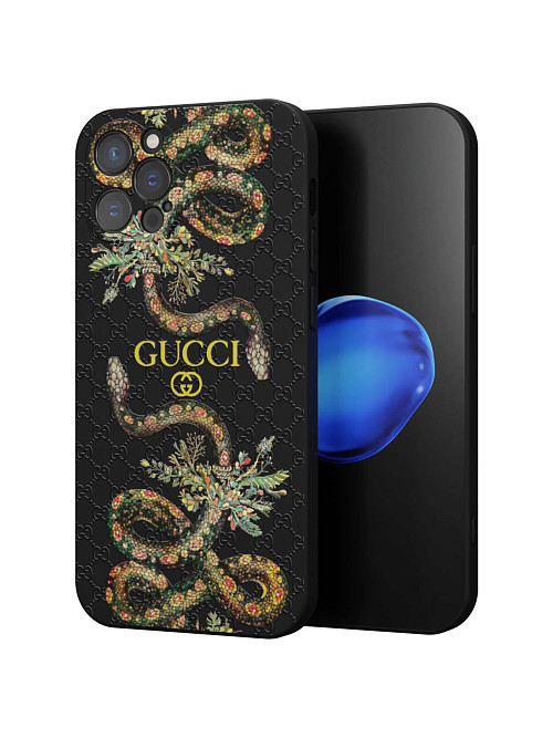 Силиконовый чехол для Apple iPhone 12 Pro "NOVEL: Gucci"