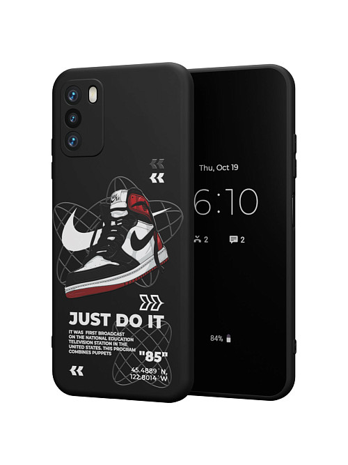 Силиконовый чехол для Poco M3 "NOVEL: Just Do It"