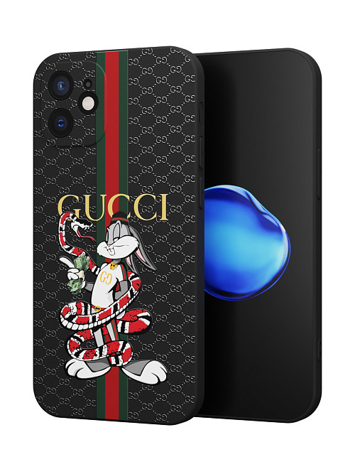 Силиконовый чехол для Apple iPhone 12 Mini NOVEL: Багз Банни Gucci