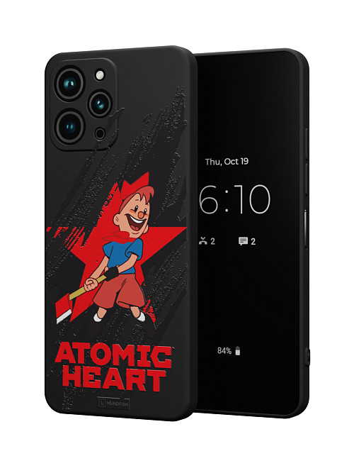 Силиконовый чехол для Xiaomi Redmi 12 "Atomic Heart: Пионер"