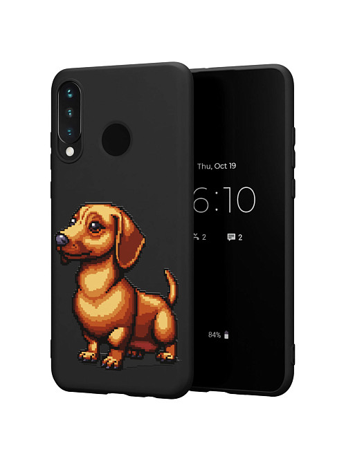 Силиконовый чехол для Huawei P30 Lite "Такса"