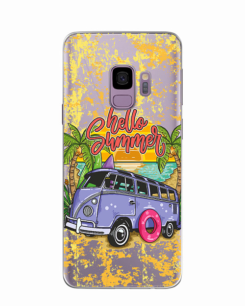 Силиконовый чехол для Samsung Galaxy S9 Volkswagen Transporter