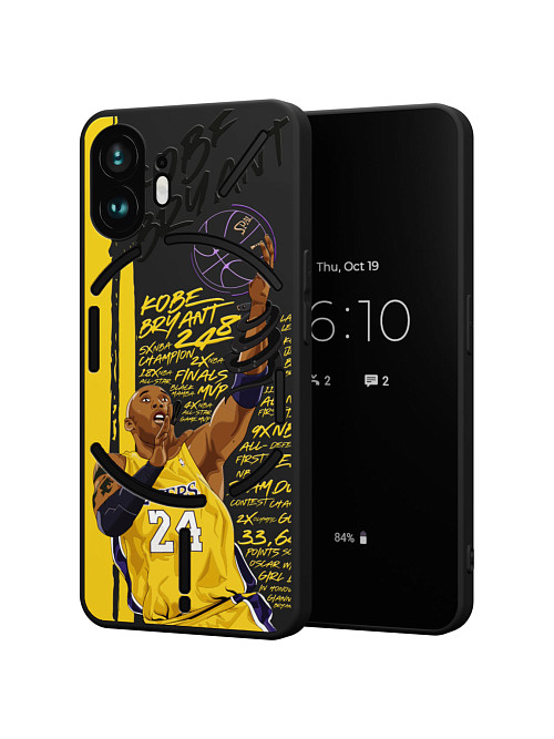 Силиконовый чехол для Nothing Phone 2 "NOVEL: Kobe Bryant"