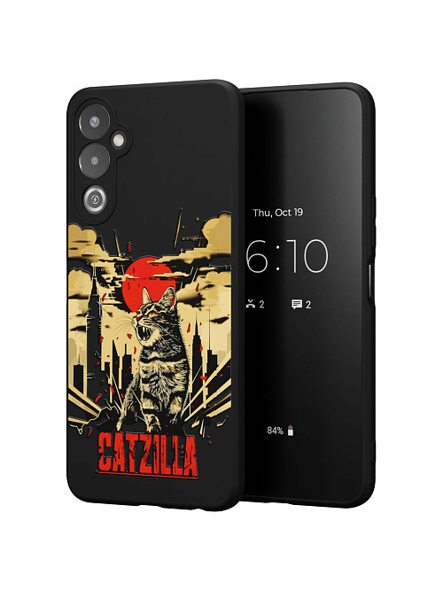 Силиконовый чехол для Tecno Pova 4 "Catzilla"